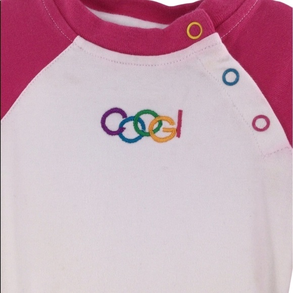 COOGI Baby Girl Pink & White Onesies - Picture 2 of 9